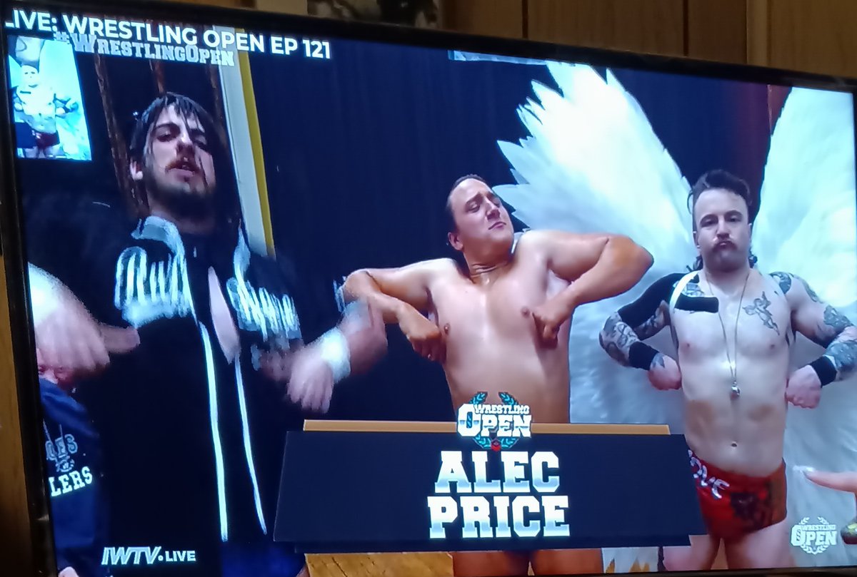 Yesss!! Alec Price is the best surPRIZE partner !! Amazing team right here !! #WrestlingOpen
