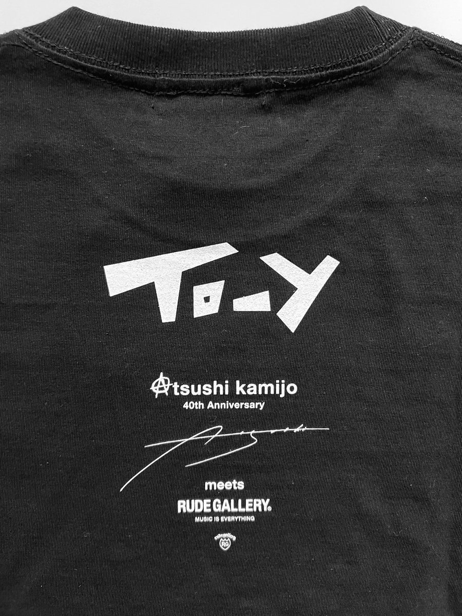 「#キチレコ10周年 本日12時オープン!【ルードギャラリー版 GASP-Tシャツ」|上條淳士のイラスト