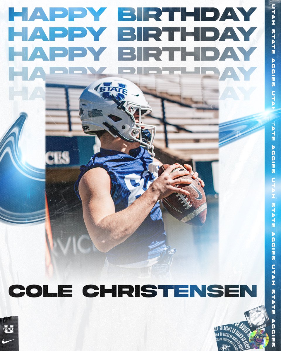 Happy Birthday @cmchristensen_ 🎉🎂 #AggiesAllTheWay