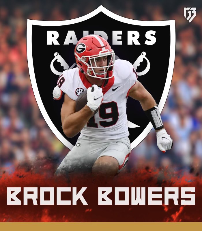 Brock Bowers isn’t a TE, he is a WEAPON OF MASS RECEPTION. He is what you want from a TE averaging 14.5 yards per reception, a RB averaging 10.2 yards per carry and a WR with 26 touchdown receptions in 3 years at Georgia. Raiders fans got them a blue blood who raids the end zone.