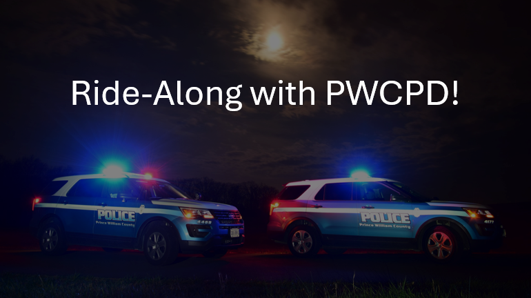 RIDE-ALONG! #PWCPD offers the #opportunity for individuals to ride-along with a police officer during a normal tour of duty, & experience an officer’s day-to-day duties & responsibilities. If you are interested in the #RideAlong Program, please visit: pwcva.gov/department/pol…