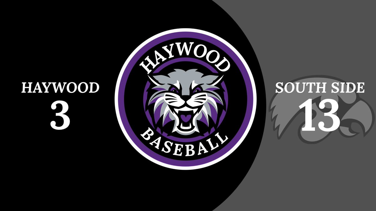 BSB: Haywood-3 South Side-13 FINAL #haywoodtomcats