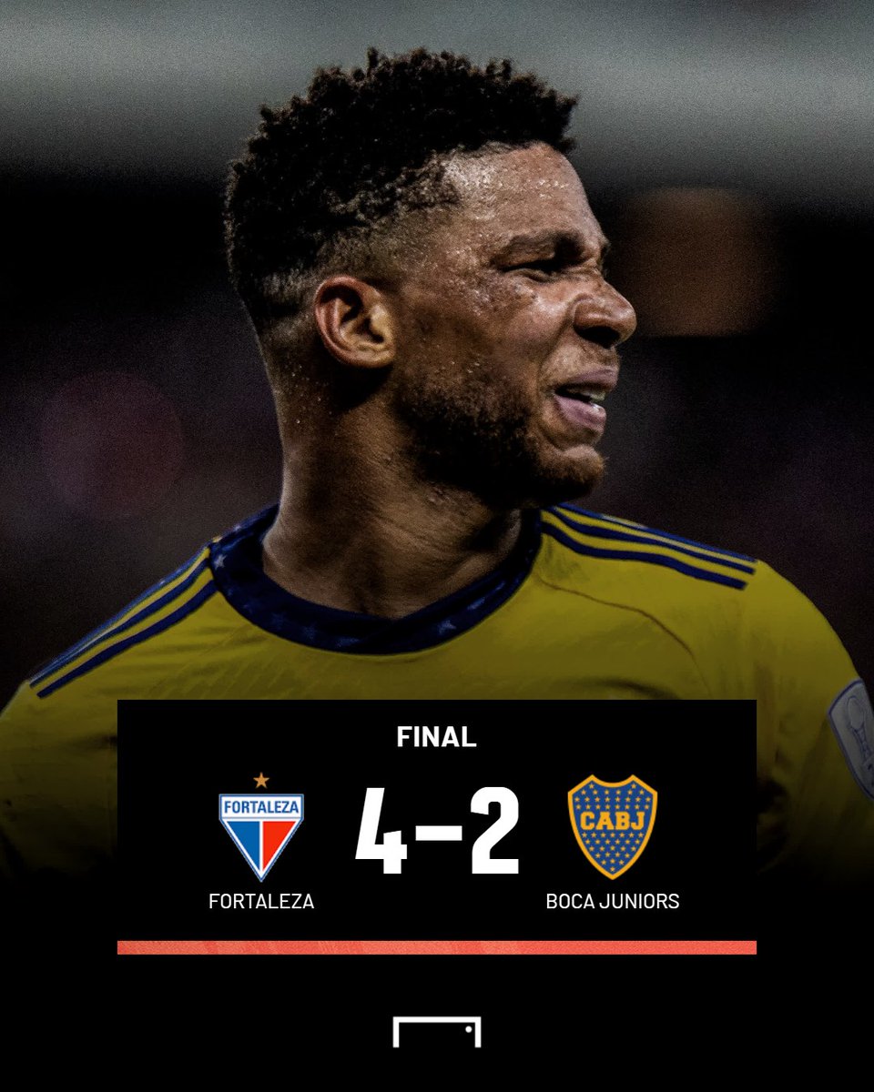 ¡Fortaleza golea a Boca en Brasil! 😱 El Xeneize cae ante el máximo rival de su zona en la #Sudamericana 🏆