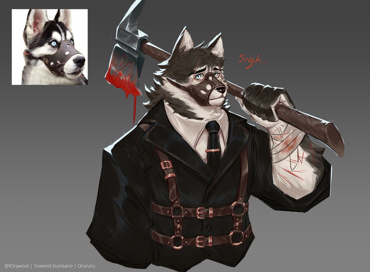 The executioner 🪓

#sketch #doodle #furry #furryart #characterart #characterdesign