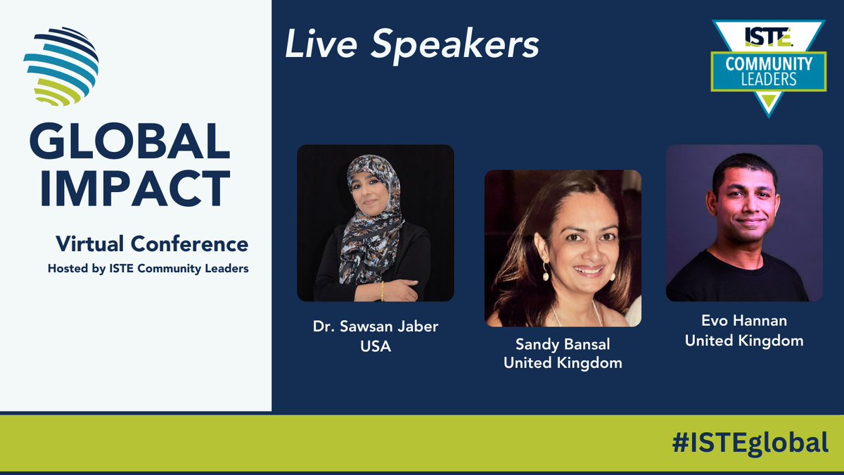 📣 Unlock your potential for change at the Global Impact Conference. Engage with real solutions and meet others who are making strides in global sustainability. Register now & be inspired to act! 
🗓️ April 27 
🎫 It's free: bit.ly/Global-Impact-…
@ISTEofficial @ASCD @ELmagazine