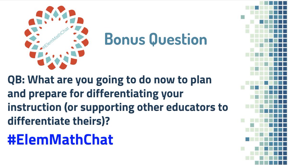 Last and BONUS question! #ElemMathChat @ElemMathChat