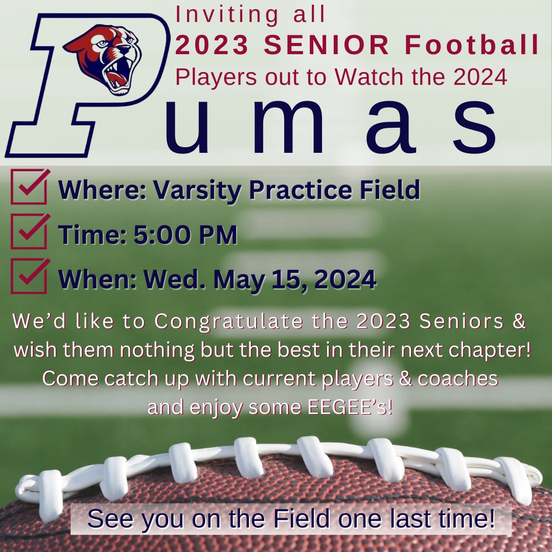 🏈2023 Puma Seniors🏈