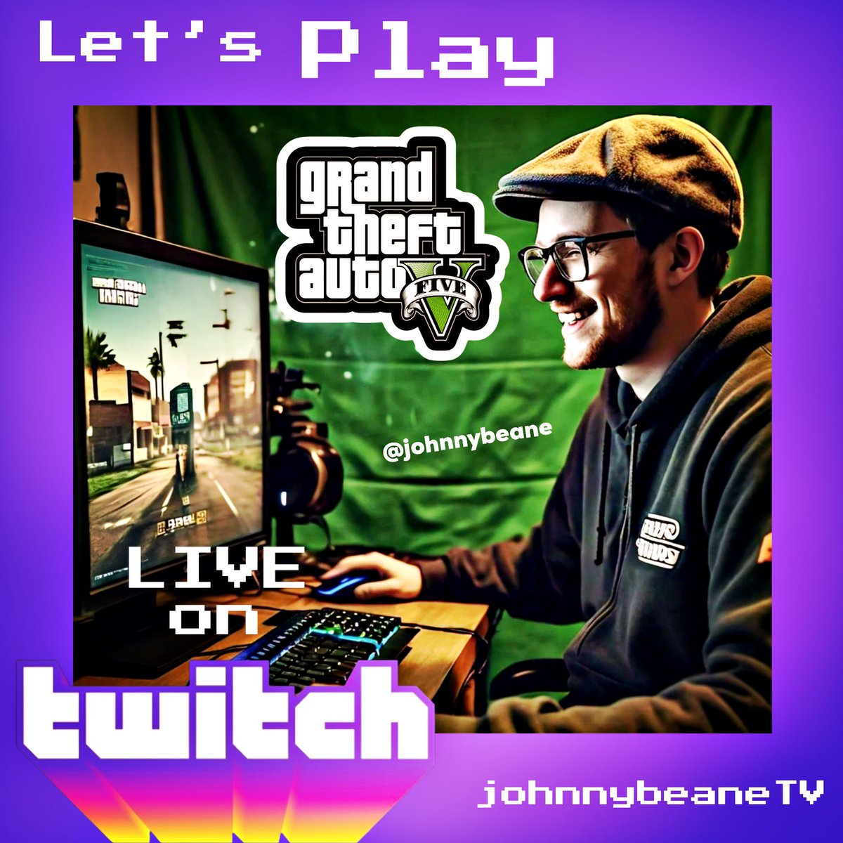Join us on Twitch for GTAV LIVE! 👉twitch.tv/Johnnybeane 🔴 🎮 #TwitchAffiliate #TwitchStreamer #Twitch #johnnybeaneTV #GTAV #GrandTheftAuto #GTAstreamer #streamerlife #livestream