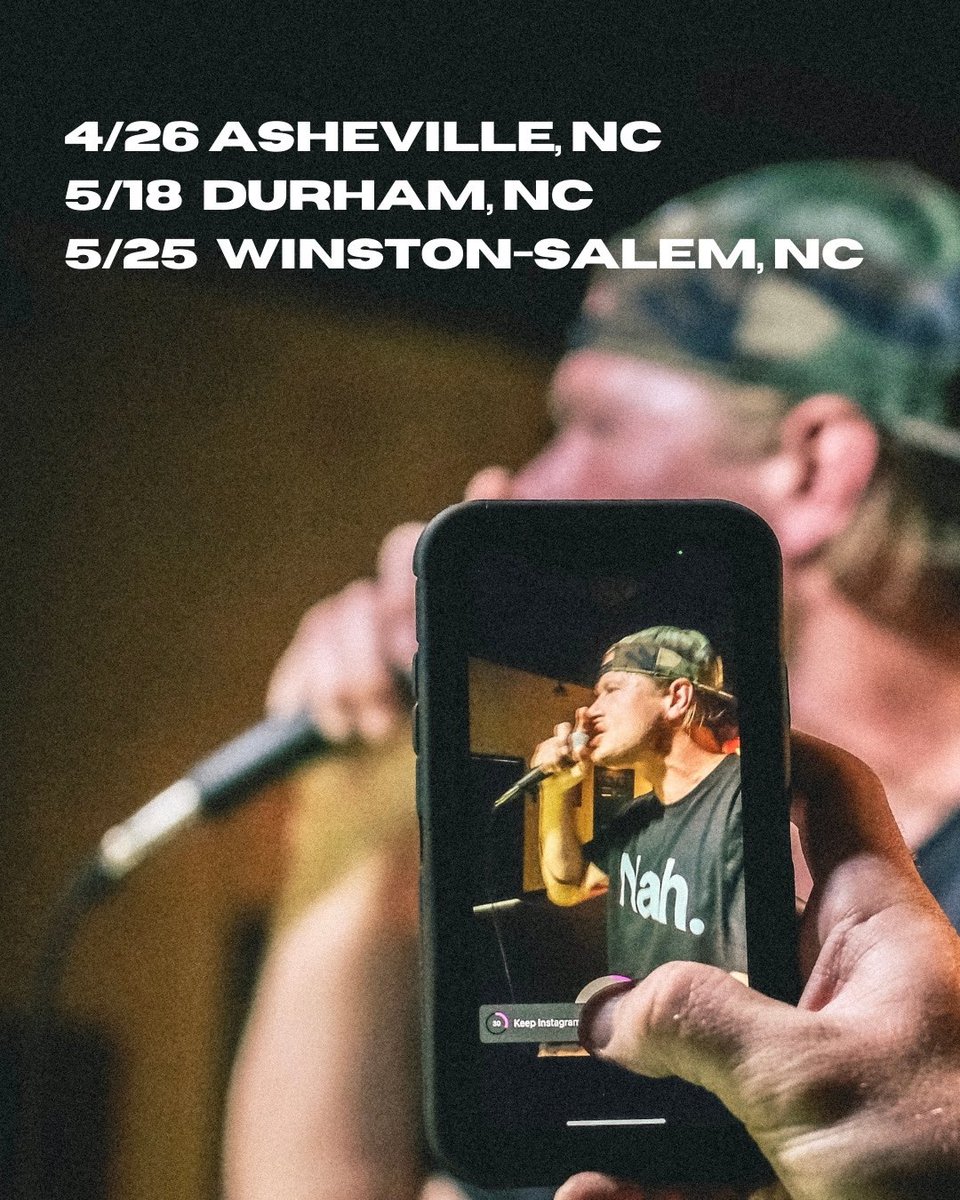 seeSHREVE's tweet photo. Upcoming NC shows https://t.co/957fYBTNXz