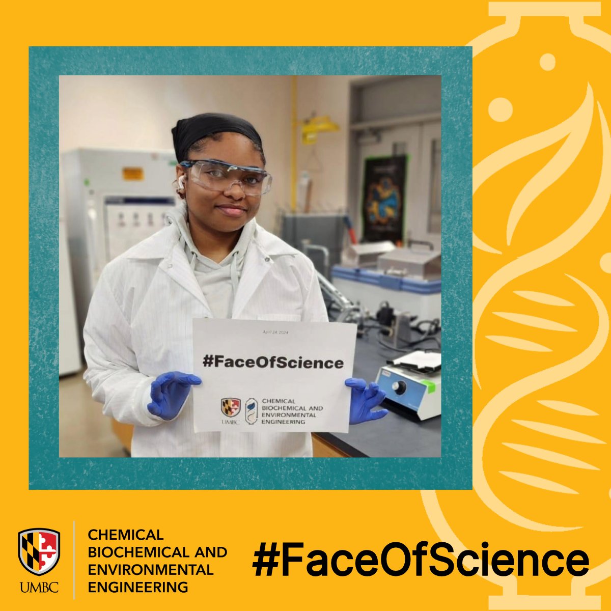 UMBC_CBEE's tweet photo. Ariel Wilson-Gray, ‘26 chemical engineering - biotechnology & bioengineering track is #undergraduate #researcher with @jorge_almodovar and #UMBC #faceofscience.
In 2023, she conducted research @purdueengineers 👀https://t.co/JCbpakZCev
@enhancescience https://t.co/AgBGRykwJ6