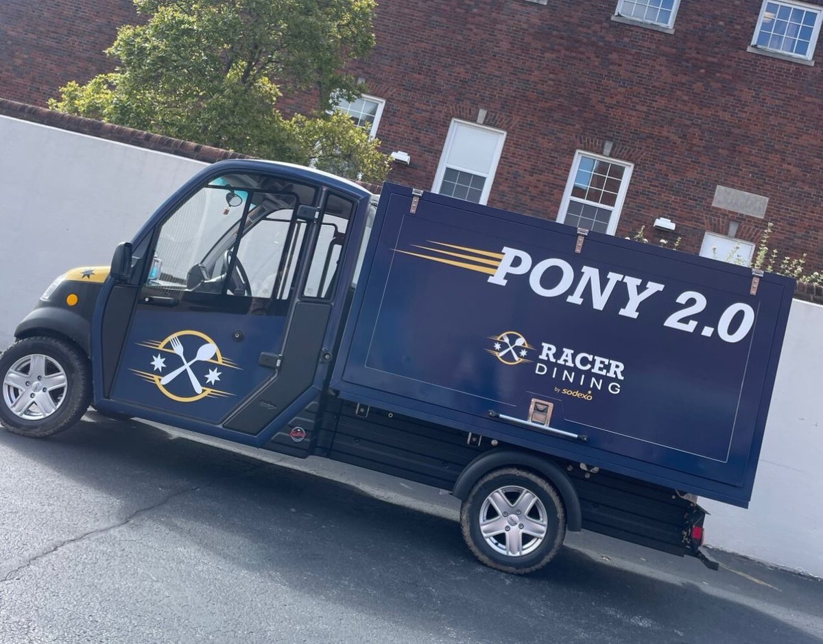 Check out how Racer Dining is making a substantial impact on campus while keeping its carbon footprint minimal with the new Pony 2.0! 🙌 Click here to learn more: bit.ly/3JzpSij