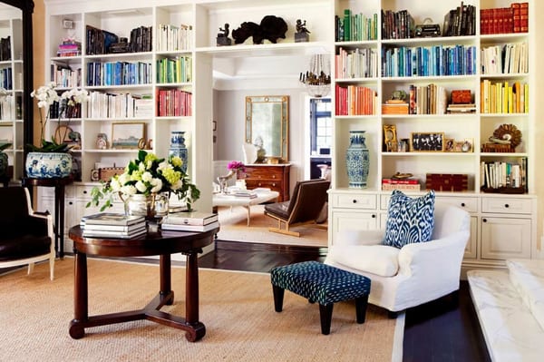 45 Inspiring ways of designing cozy living spaces with books onekindesign.com/2014/07/04/45-…