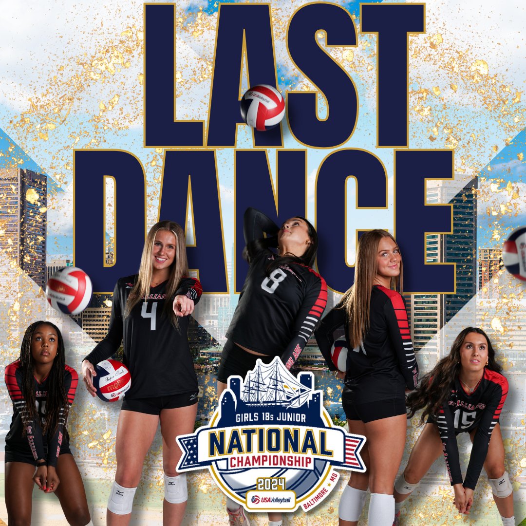 We can’t believe it’s already here! Go get ‘em 18’s. Soak up ever minute and Enjoy your last dance in a 1st Alliance jersey. ❤️🖤