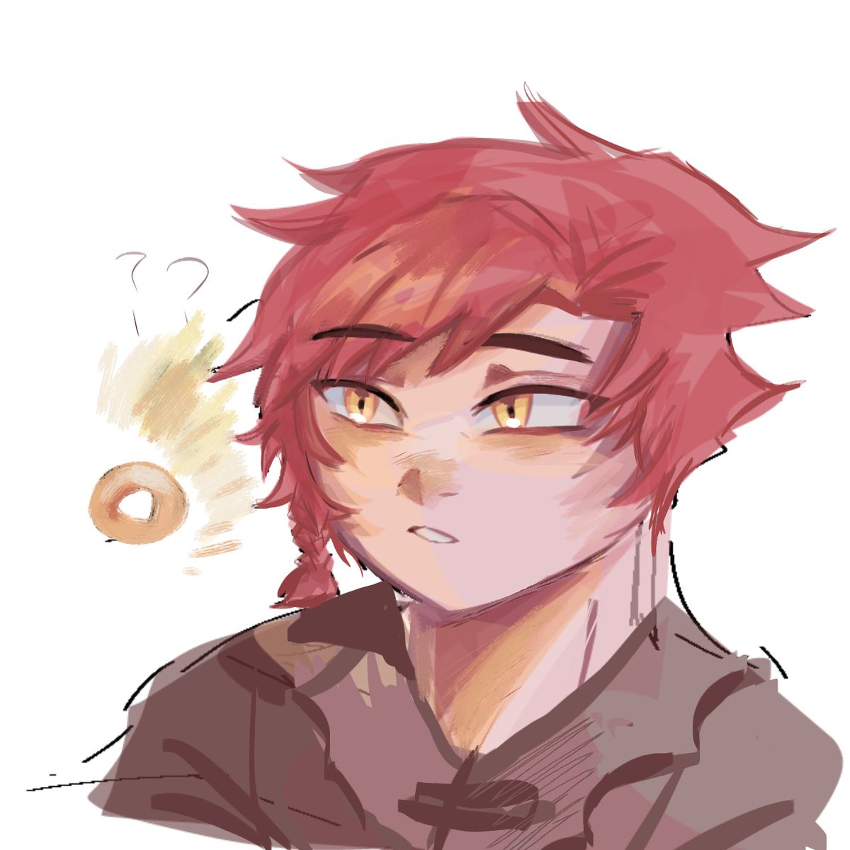 chyaphrnphrmsr1's tweet image. I just practiced painting.  #drawing  #oc #fafnir #dragon #gijinka #ibispaint