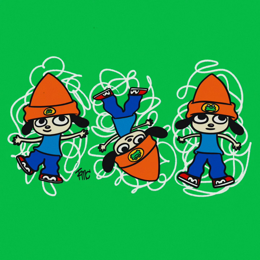 PollybiusArcade's tweet photo. I never get bored drawing this guy #parappatherapper https://t.co/wLkb2xDhTv