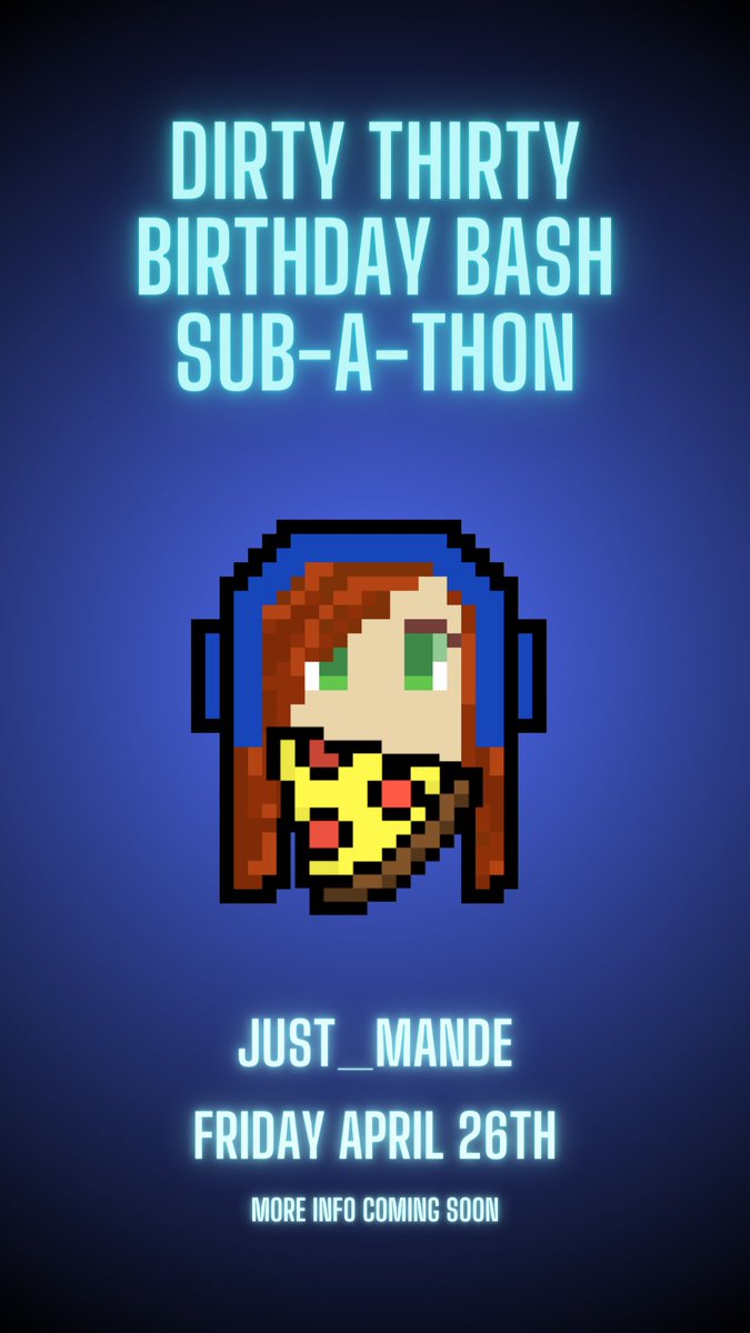 Tomorrow… 👀👀👀
Twitch.tv/just_mande