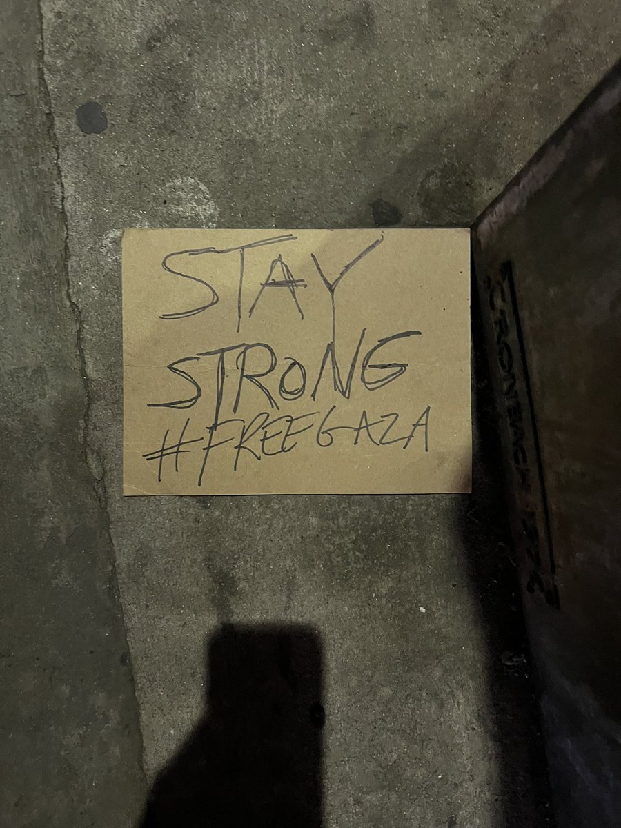 datainput's tweet image. 5/
Gaza Solidarity Encampment at Fashion Institute of Technology is established at The Museum of FIT (renamed The People’s Museum for Gaza), Manhattan, NYC
Thursday, April 25, 2024.

#CeasefireNOW #FoodNOW #SaveGaza #FreePalestine #nyc