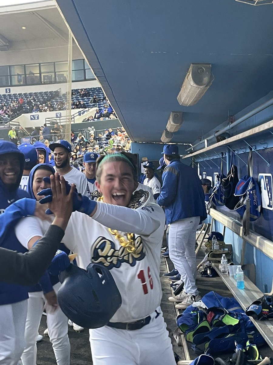 RCQuakes's tweet photo. Logan Wagner hits a solo home run for his first on the season.

Quakes extend their lead 4-0. https://t.co/z5OY7XY4D5