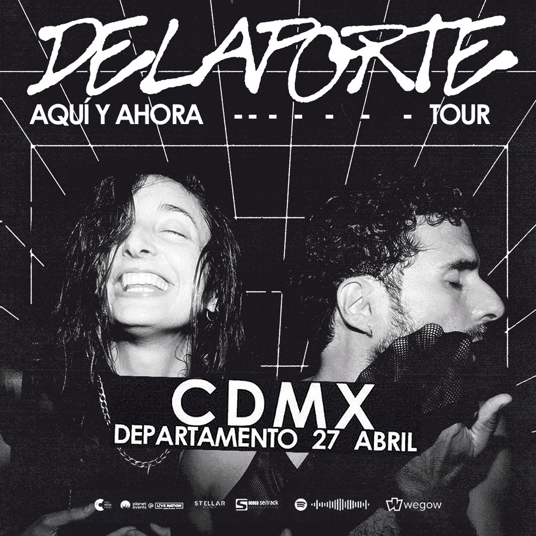 En abril, el dúo español @Delaportemusic visitará México, como parte de #AquíYAhoraTour. Viernes 26 en @C3Mexico, y sábado 27 en #DepartamentoStudioBar. 🎶🎶🎶🎶🎶