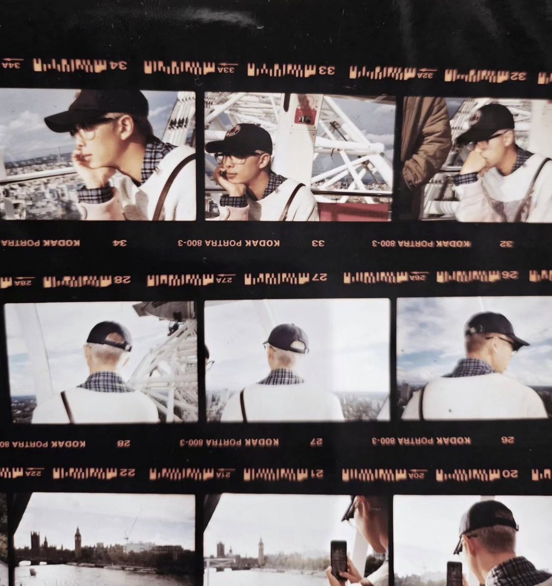 RPWP weverse album photocard is Namjoon when in London Eye 🎡