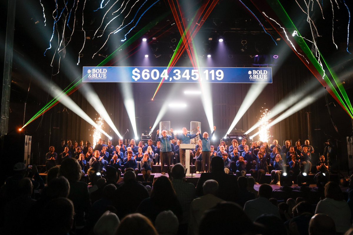 💙RING THE BELLS💙 for a moment unlike any other in South Dakota State University's history! We are blown away with the announcement of $604,345,119 raised for Jackrabbits. Bold &amp; Blue. For SDSU!
