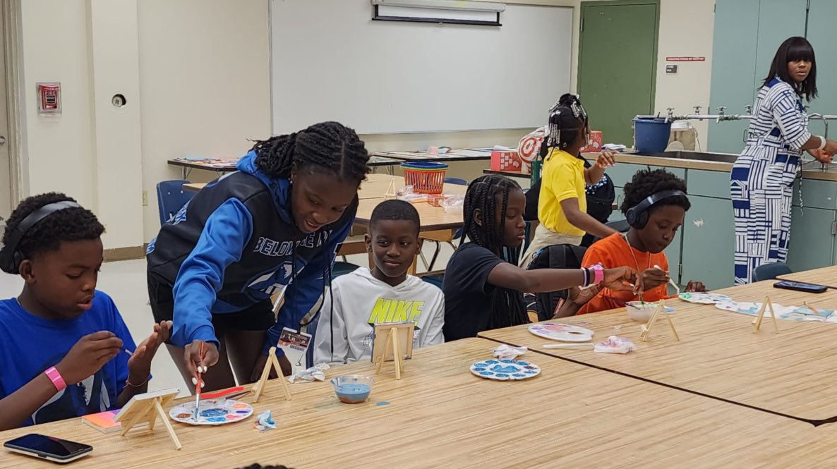 Take your child to work success story-Future Cavaliers : Building creativity, personal expression, and inventive thinking through Art.