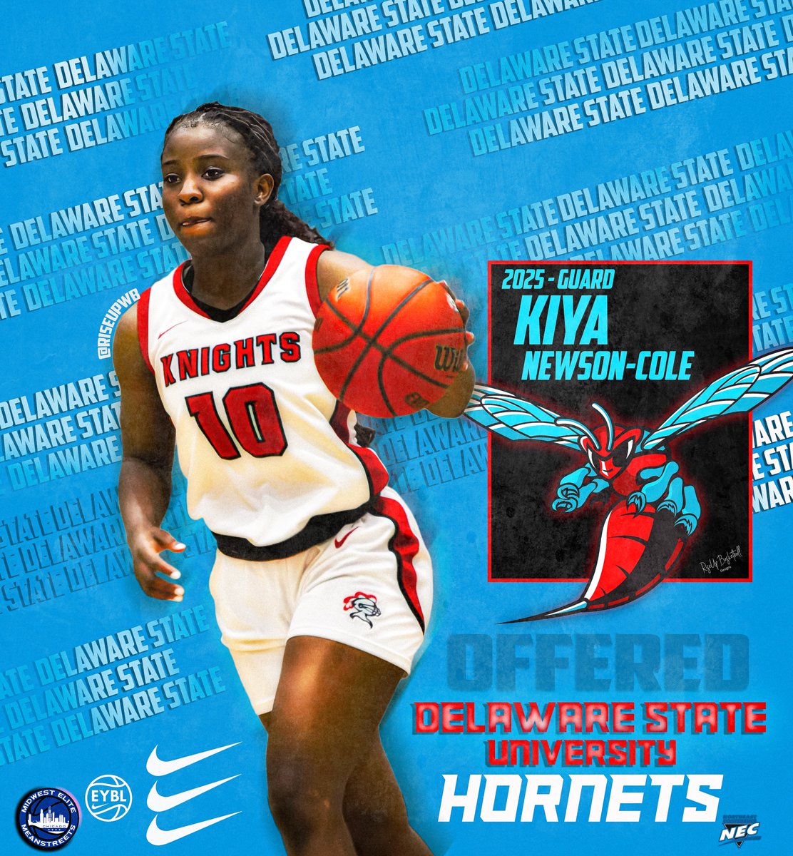 Congratulations to Kiya Newson-Cole (<a href="/KNewcole/">Kiya Newson-Cole</a>) on the scholarship offer she received from Delaware State University WBB (<a href="/DSU_WBB/">Delaware State WBB</a>) and Coach Turner  (<a href="/CoachJazT/">Jaz Turner</a>). 

Coaches, this young baller is making waves and should be added to your list of recruits to watch when she is on