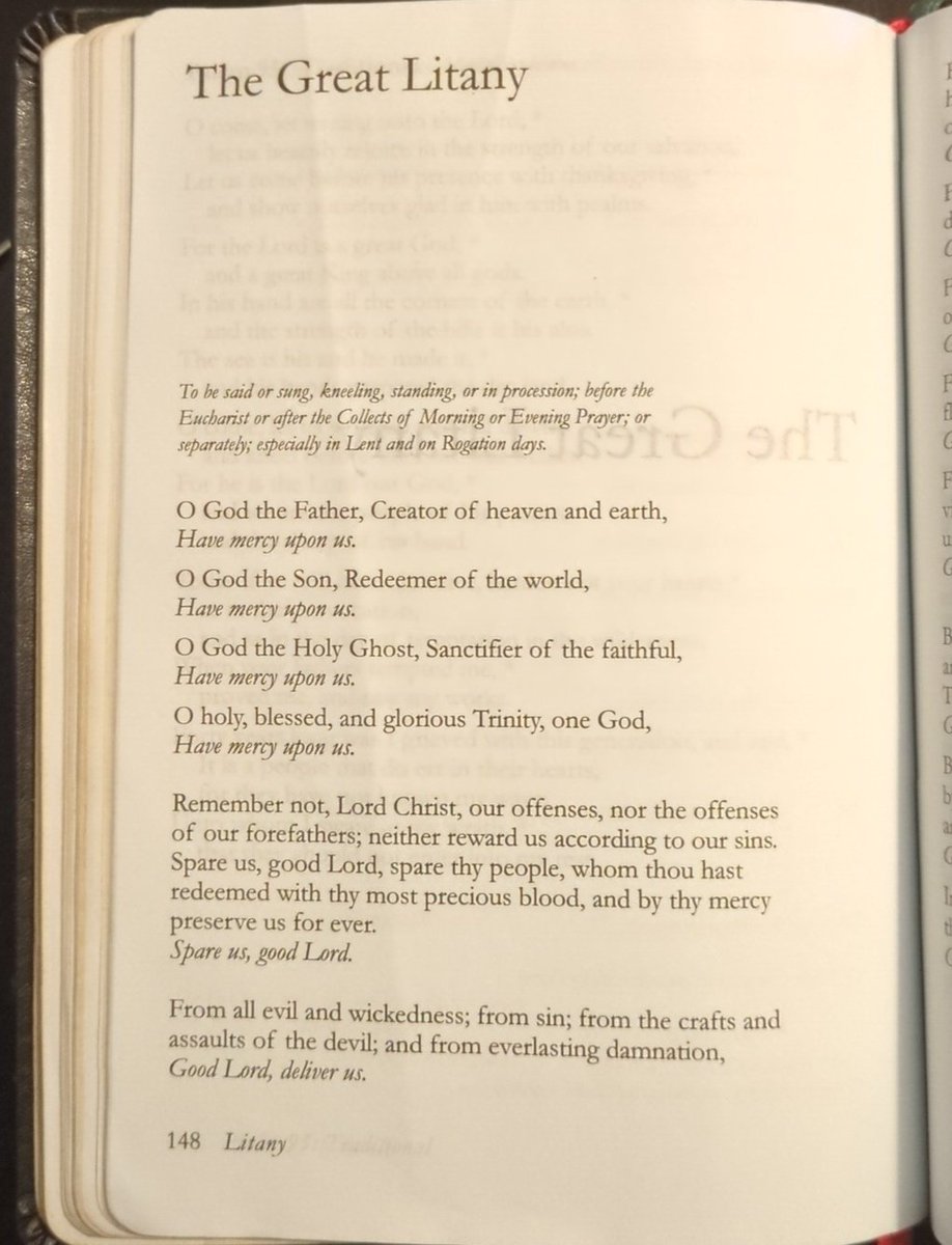 Remember that even though we're still in Eastertide and tomorrow is fast free it's still a good day to pray the Litany!