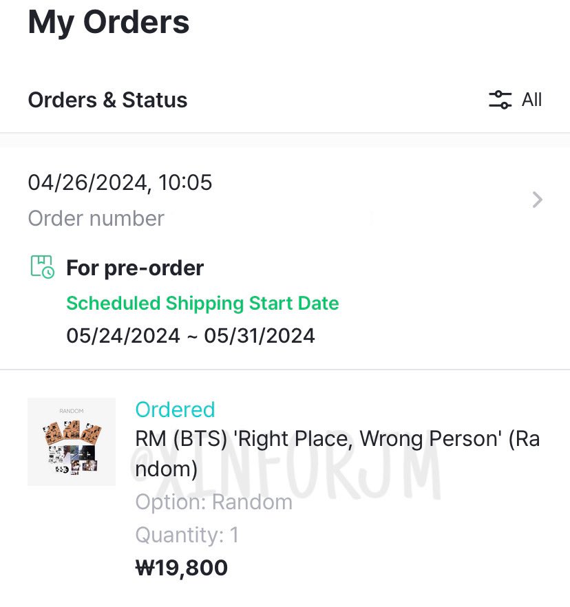 Worldwide Giveaway for ARMY 🌏💜

🧸 Prize : 1 Version of RIGHT PLACE WRONG PERSON Album
🧸 Only ARMY can join 
🧸 Follow,Rt and like 
🧸 End once the album arrive at the warehouse 
🚫 STRICT : Z!ON!ST and STREAMING BOYCOTTER DENIED‼️

Goodluck💜

#RightPlaceWrongPerson
#pasarBTS