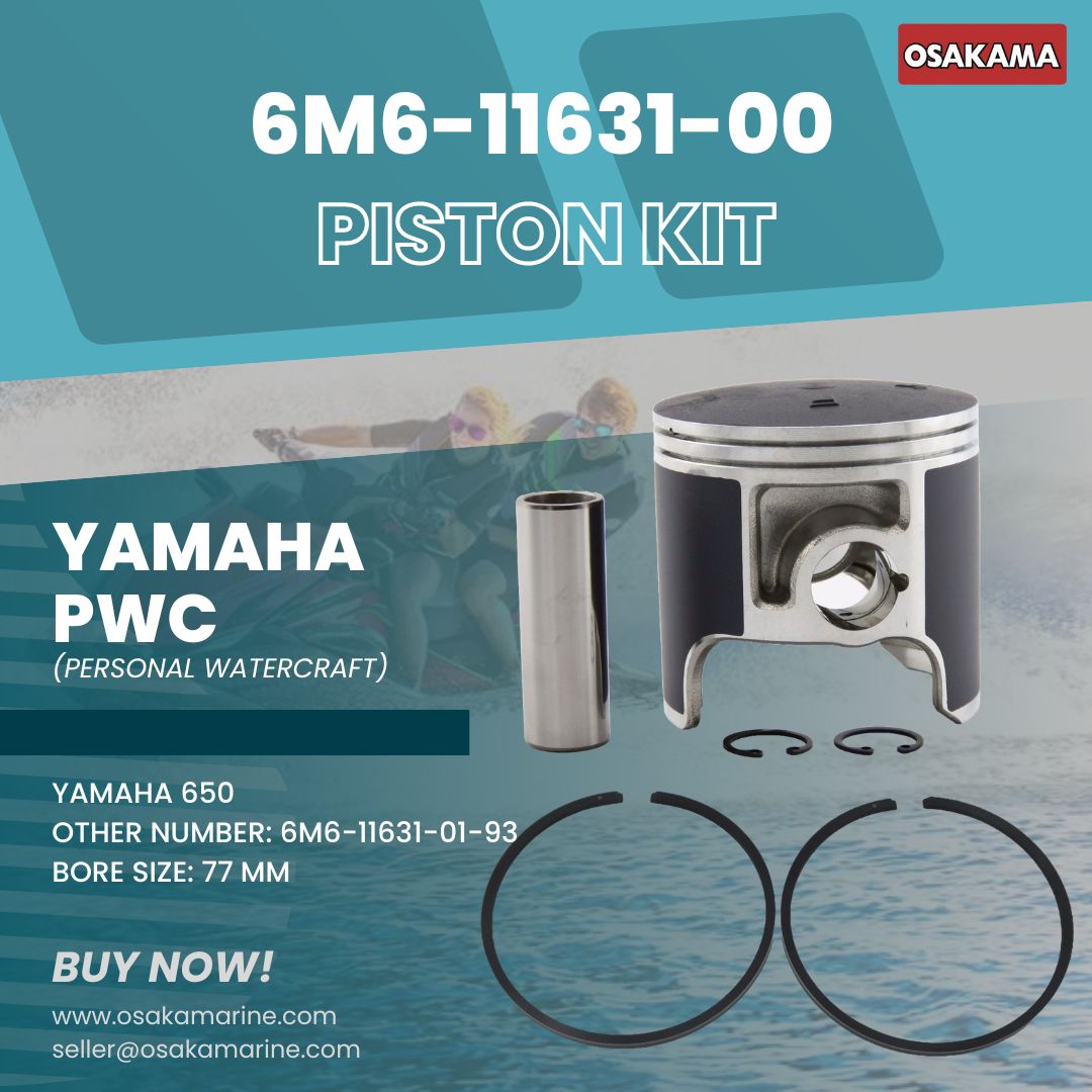 Yamaha Personal Watercraft (PWC) Piston Kit 6M6-11631-00 Osaka Marine Industrial Taiwan

Bore Size: 77mm
⚙️Fitment: Yamaha 650
osakamarine.com/buy/main_produ…

🙋🏻Contact:
seller@osakamarine.com
+886 984 252 201 (WApp)

#PWCParts #PWC #Personalwatercraft #jetski #jetskiparts #pistonkit