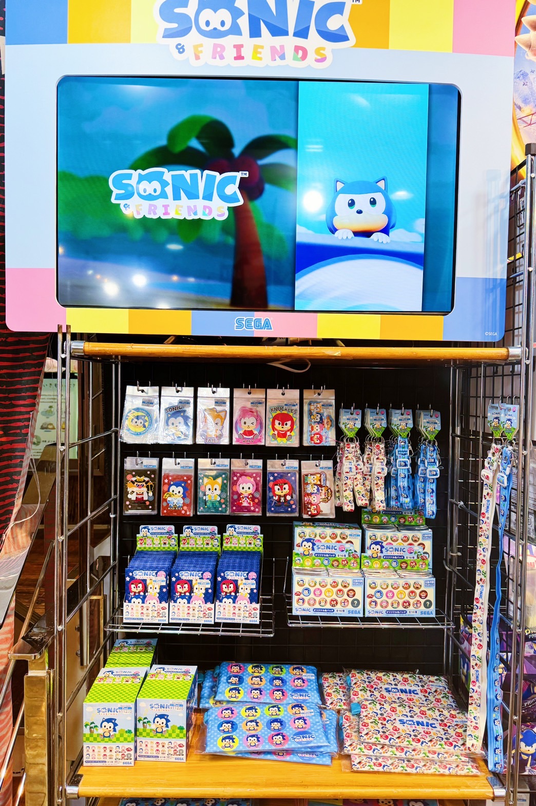 SONIC & TAILS バスケットボール SEGA アーケード チラシ SONIC & TAILS バスケットボール SEGA アーケード チラシ