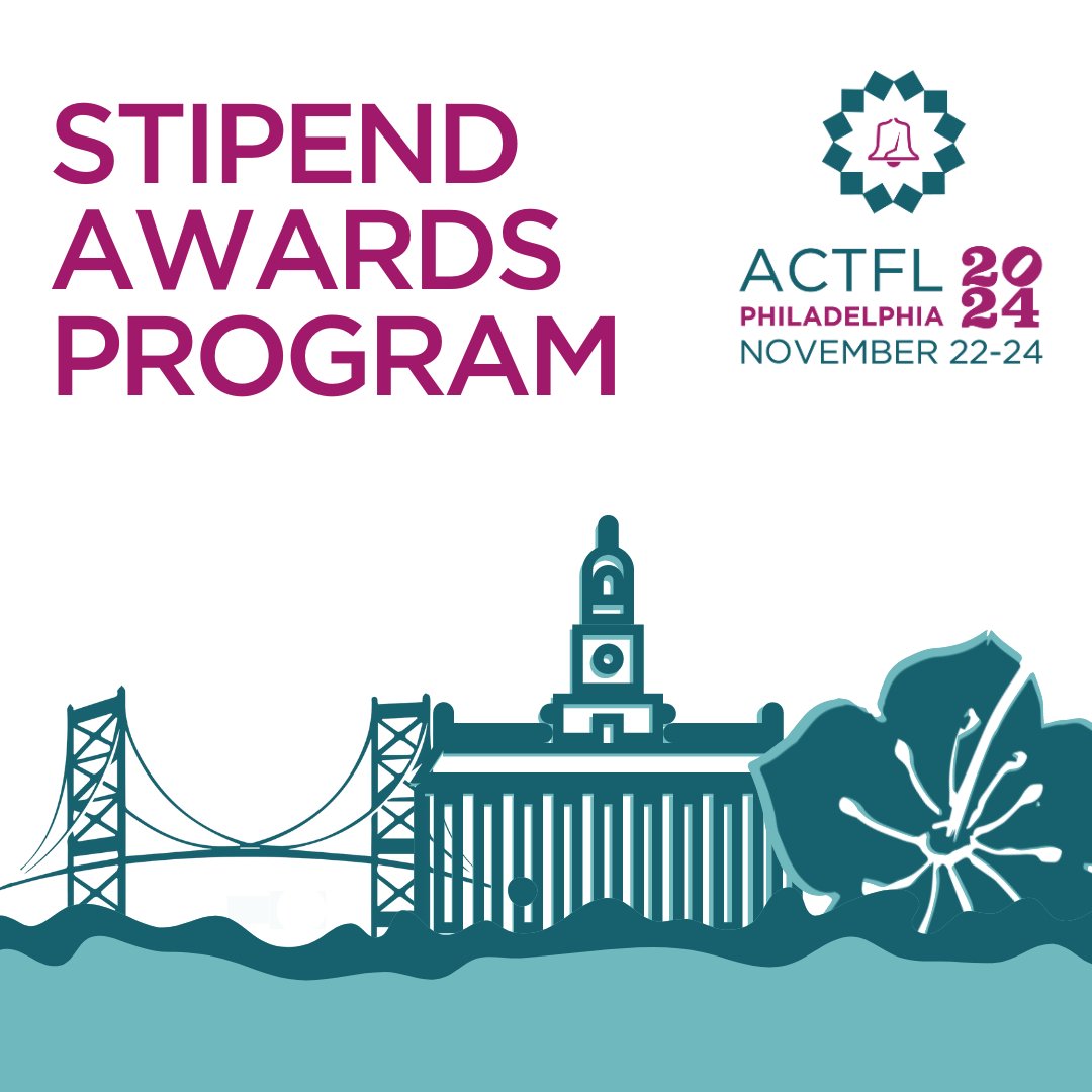 NJ WL Teachers - the Janet Glass Stipend Award specifically helps New Jersey elementary teachers offset #ACTFL24 Convention registration costs! You do NOT have to be a 1st time attendee or ACTFL member to qualify. Learn more and apply by 7/17 at: bit.ly/3VUPnlK @FLENJ
