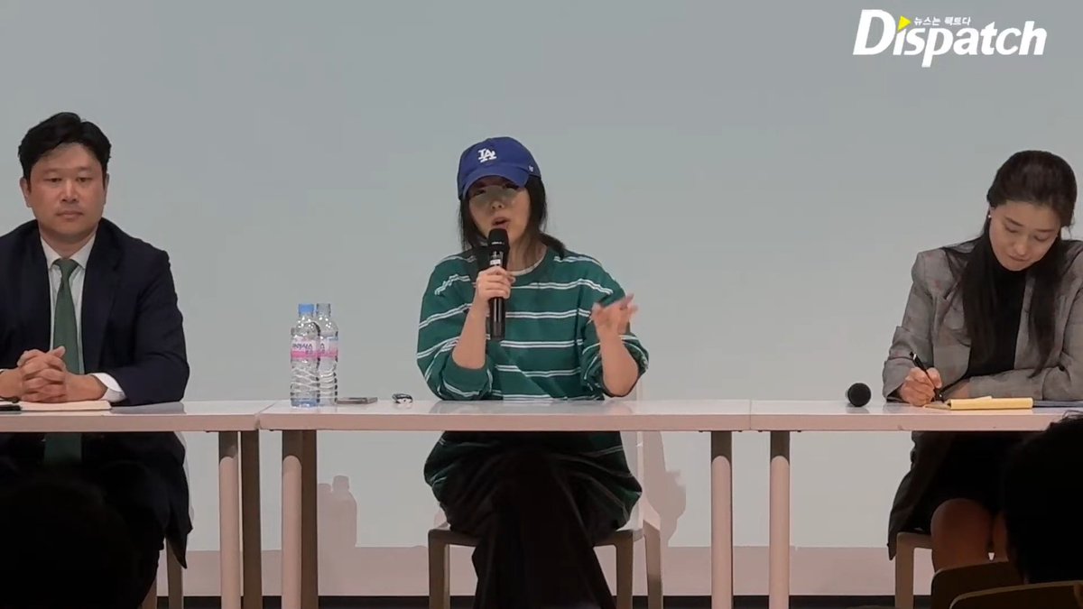 Do you guys want a translated livestream of the Min Hee Jin press conference? She's hilarious. 😂