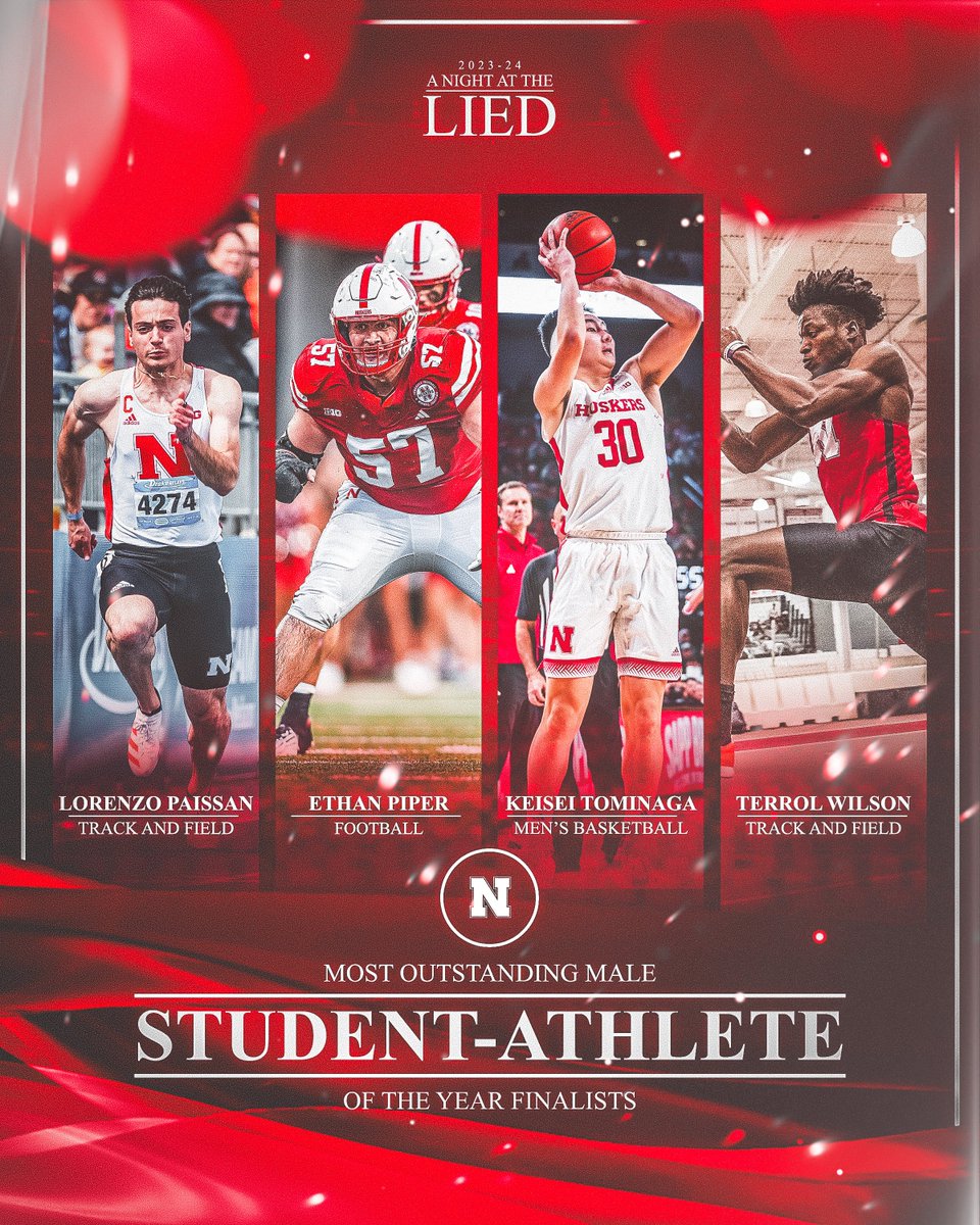 Excellence in everything they do. Most Outstanding Male Student-Athlete of the Year finalists. ↓ A Night at The Lied • #GBR