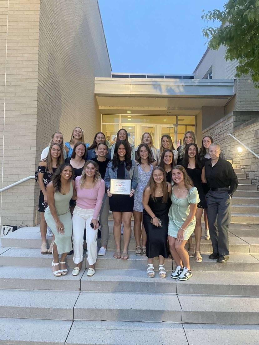 MUW⚽️ attending the MU Senior Athlete Recognition Night!! Congratulations to all of our Senior Student Athletes and good luck in all of your future endeavors 📚📜👏!! #SaintsNation #seniorsrock #manythanks