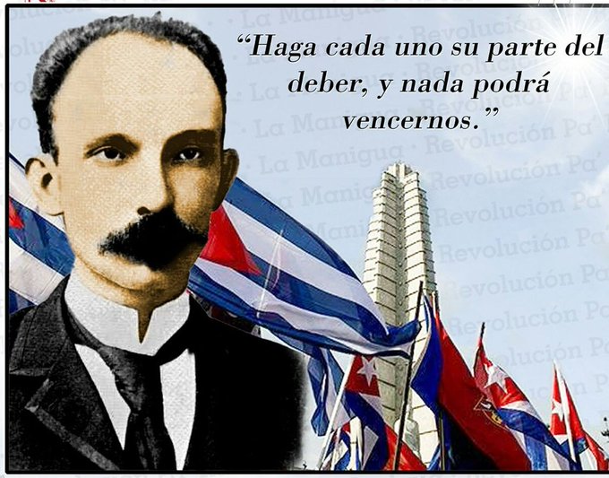 #MartíVive
#PasiónXCuba
#CubaHonra