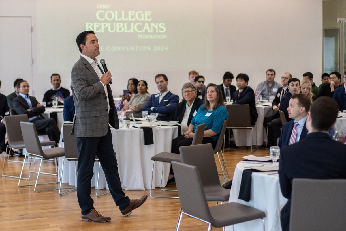 Our college and young republican groups in Ohio are the heart of our grassroots conservative effort, helping to build a better future for their generation and those to follow. I was honored to join the @OhioCRs and @MiamiUCRs this week.