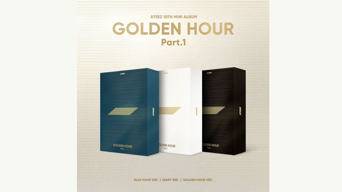 ATEEZ - GOLDEN HOUR : PART.1 10TH MINI ALBUM is available at COKODIVE! 🔗bit.ly/3WfLhVB