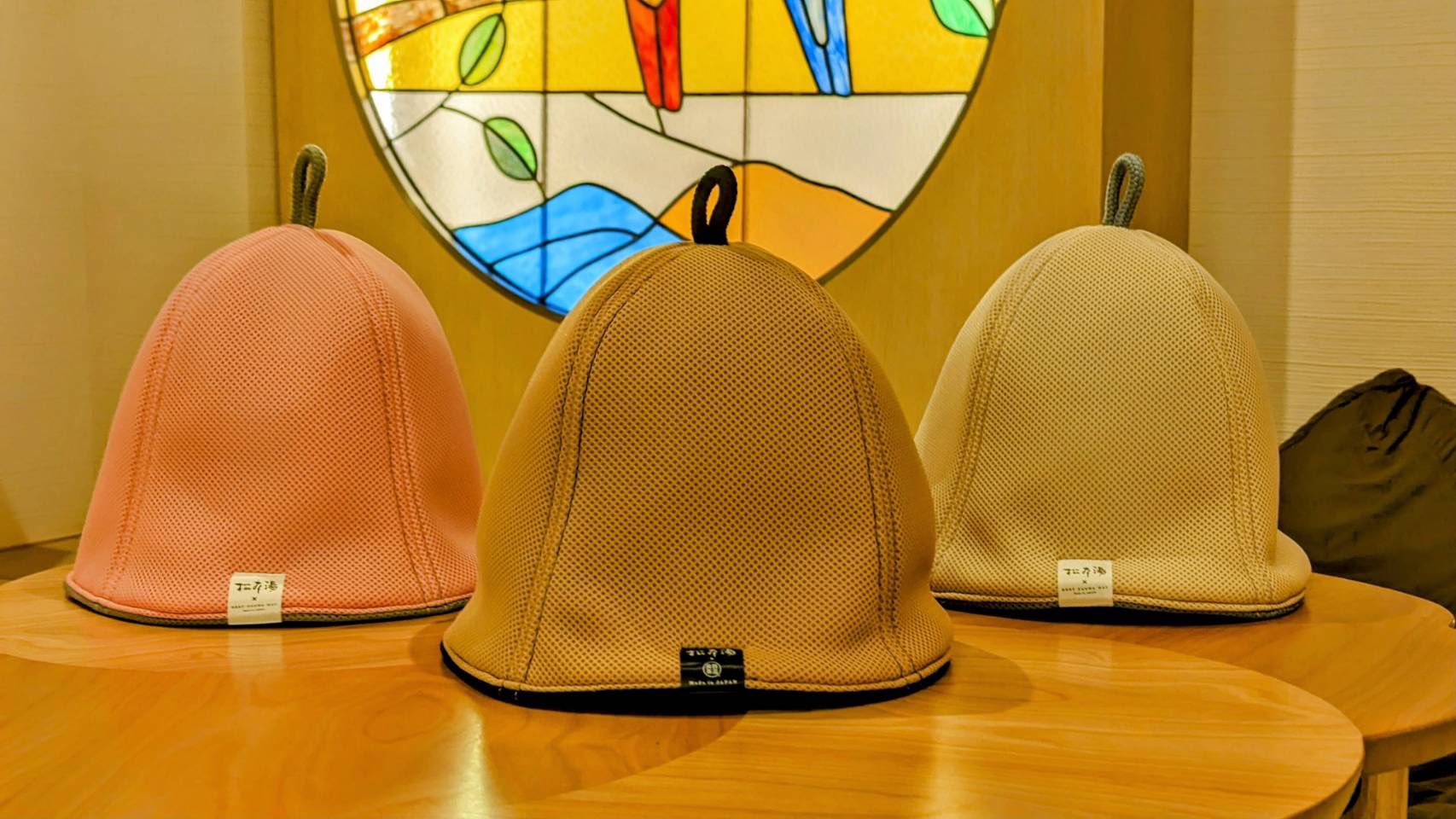 コラボサウナハット（黄色）小松湯　ベストサウナハット 朝日湯源泉ゆいる×ベストサウナハット コラボ | ベストサウナハット®