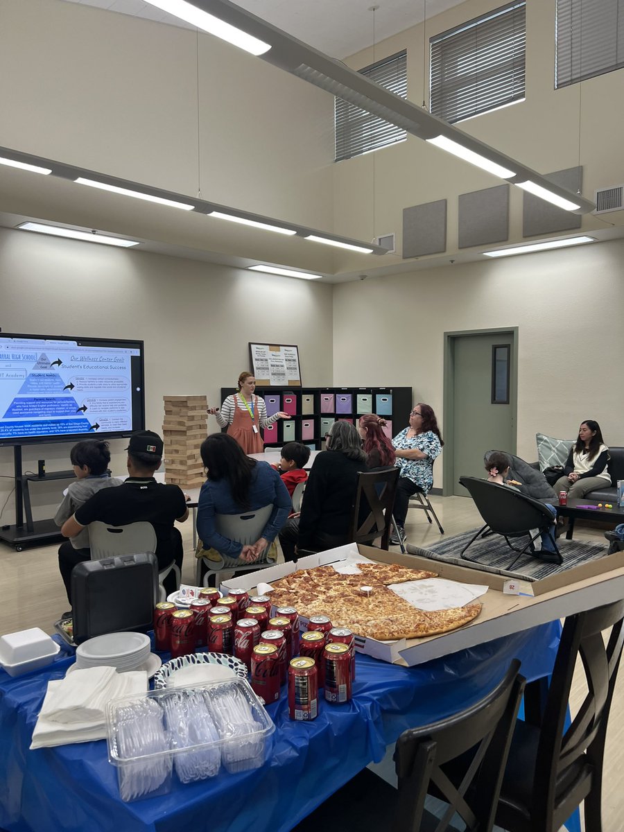 Thank you families for attending Family Dinner Night <a href="/IDEACenterHS/">IDEA Center HS</a> <a href="/ChapCares/">Chaparral HS</a> #wellness @GUHSDTweet
