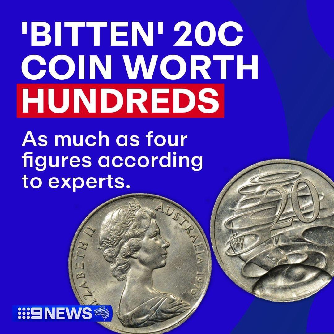 Sadly the AUD is a shit coin. you'd be far better off buying #bitcoin then looking for mis-minted 20c pieces.