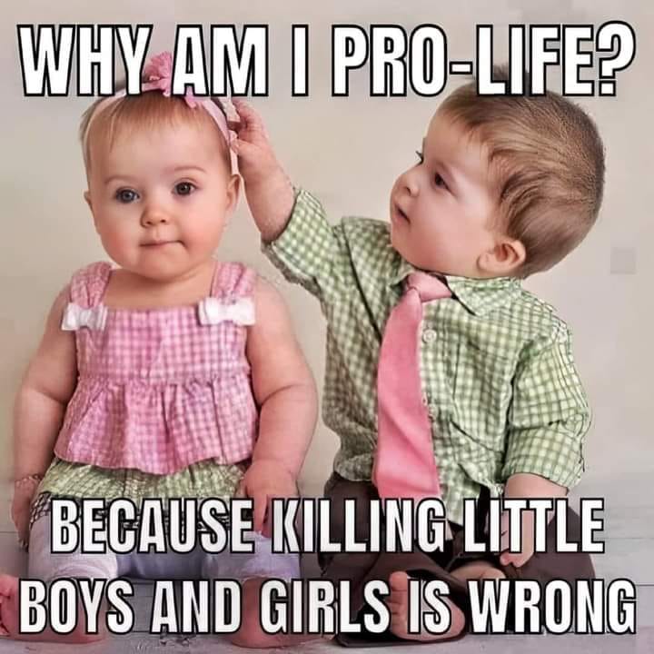 Why I am #prolife #abortionismurder #abortionisnothealthcare