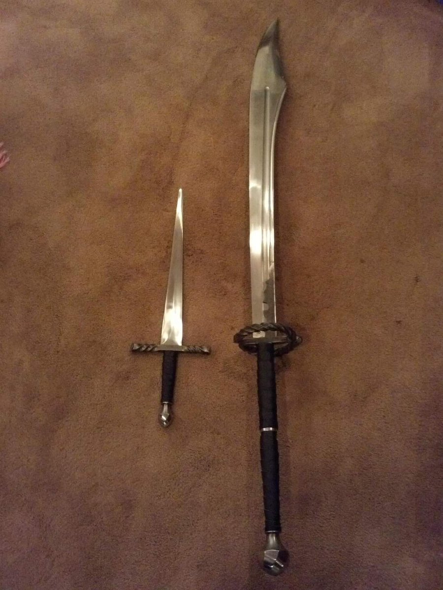 It's a weird thing for a Facebook reminder to inform you that your sword is old enough for Jr. High-school this year.