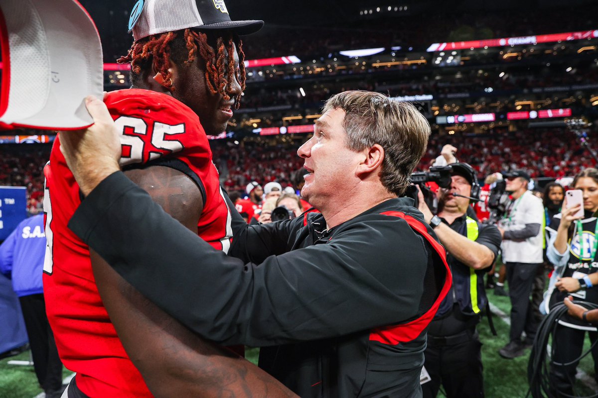 So proud of you <a href="/amarius_mims/">〽️ I 〽️ S</a>!! From the moment you came on campus, I knew that you’d be a special player and I know tonight is a dream come true. Looking forward to you continuing to own the trenches with the <a href="/Bengals/">Cincinnati Bengals</a>. Proud of you &amp; GO DAWGS!!