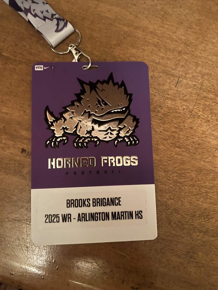 Brooks Brigance (@brigancebrooks) on Twitter photo Had a great time at TCU today!! Thanks for having me out. <a href="/TCUFootball/">TCU Football</a> <a href="/rajesh_murti/">Raj Murti</a> <a href="/Martin_Football/">MARTIN FOOTBALL</a> Had a great time at TCU today!! Thanks for having me out. <a href="/TCUFootball/">TCU Football</a> <a href="/rajesh_murti/">Raj Murti</a> <a href="/Martin_Football/">MARTIN FOOTBALL</a>
