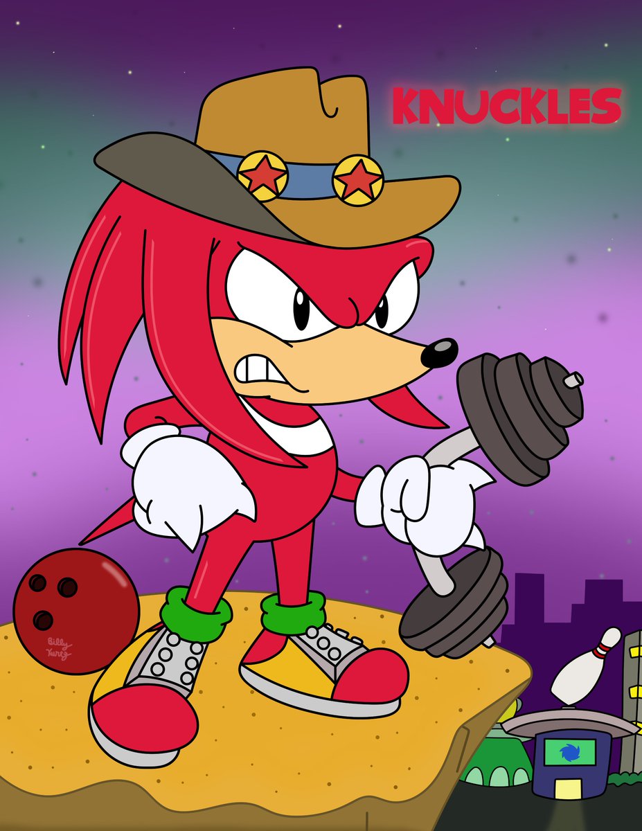 So ready for the Knuckles show! I've got a feeling it's gonna pack a punch! #Knuckles Art by yours truly. @paramountplus