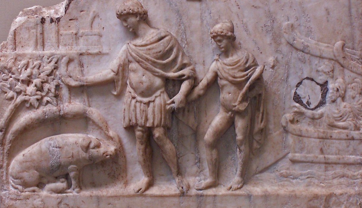 Eneas i Ascani, British Museum, London

Roman marble relief, c. AD 140-150. Aeneas and his son Ascanius finding the white sow with thirty piglets, the omen which marks the location of the future Alba Longa, founded by Ascanius after thirty years. 

1/5

📸Sebastià Giralt, Flickr.