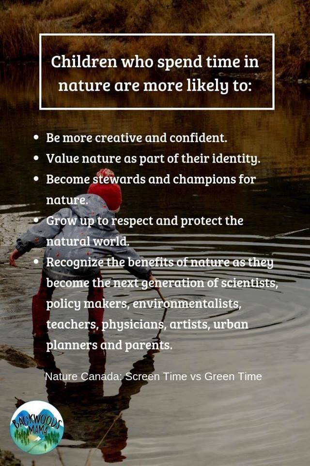 For #EarthMonth, let's celebrate just how enriching time in nature is for children! Thanks, @Backwoods_Mama. #Playmatters #PlayOutside