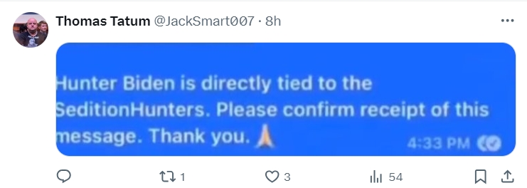 K2theSky's tweet photo. Tommy Tatum found Jonathan's handy work and is spreading it like a porn bot w/ an STD.
Dumb potato🥔
#Potatum #Mountifa #SeditionHunters https://t.co/6we3ftlQEK