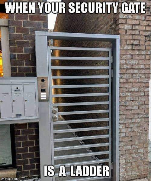 EPIC FAIL— Also, just reach between the bars and turn the handle...